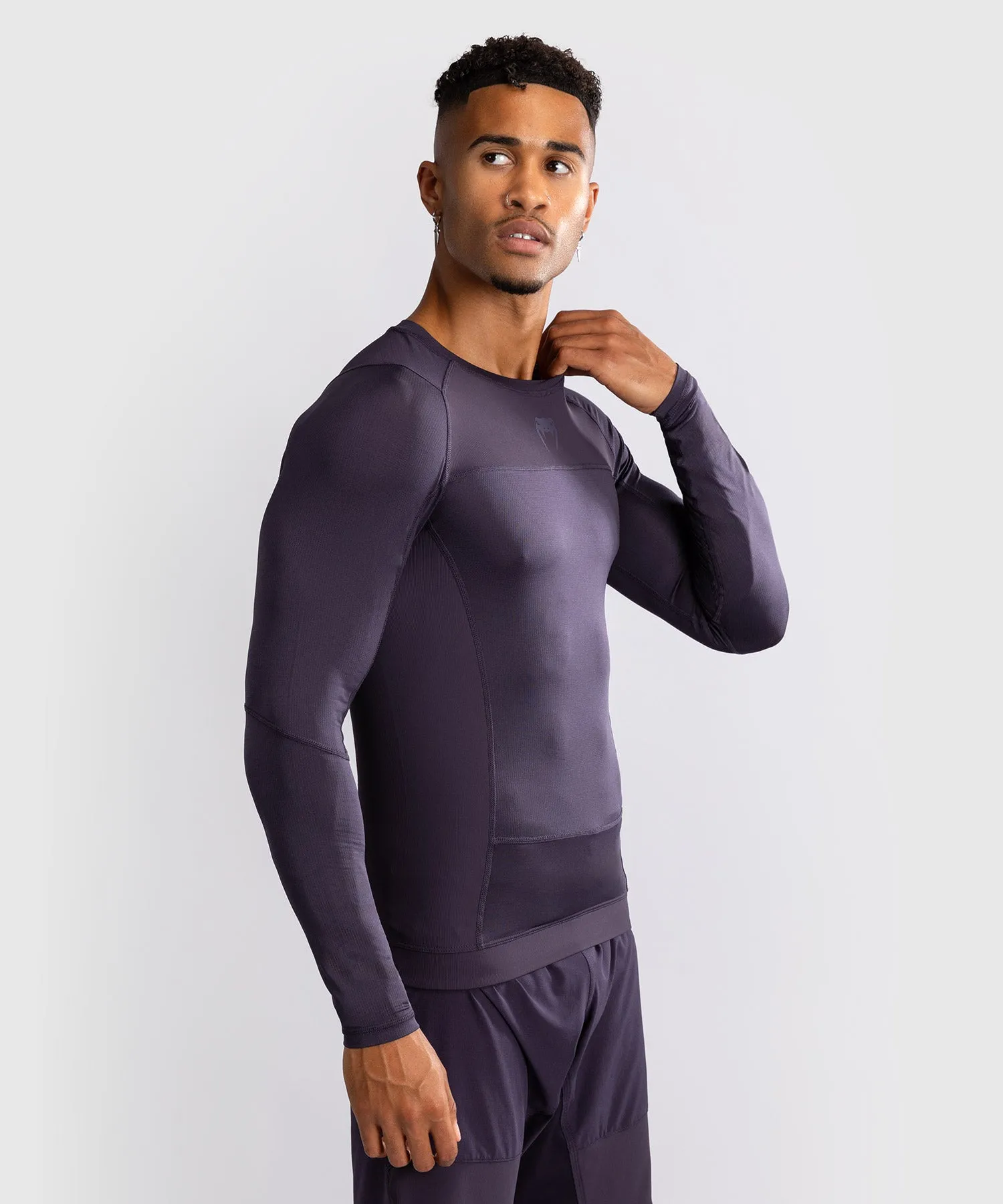 Venum G-Fit Air Men's Long Sleeve Rashguard - Deep Purple