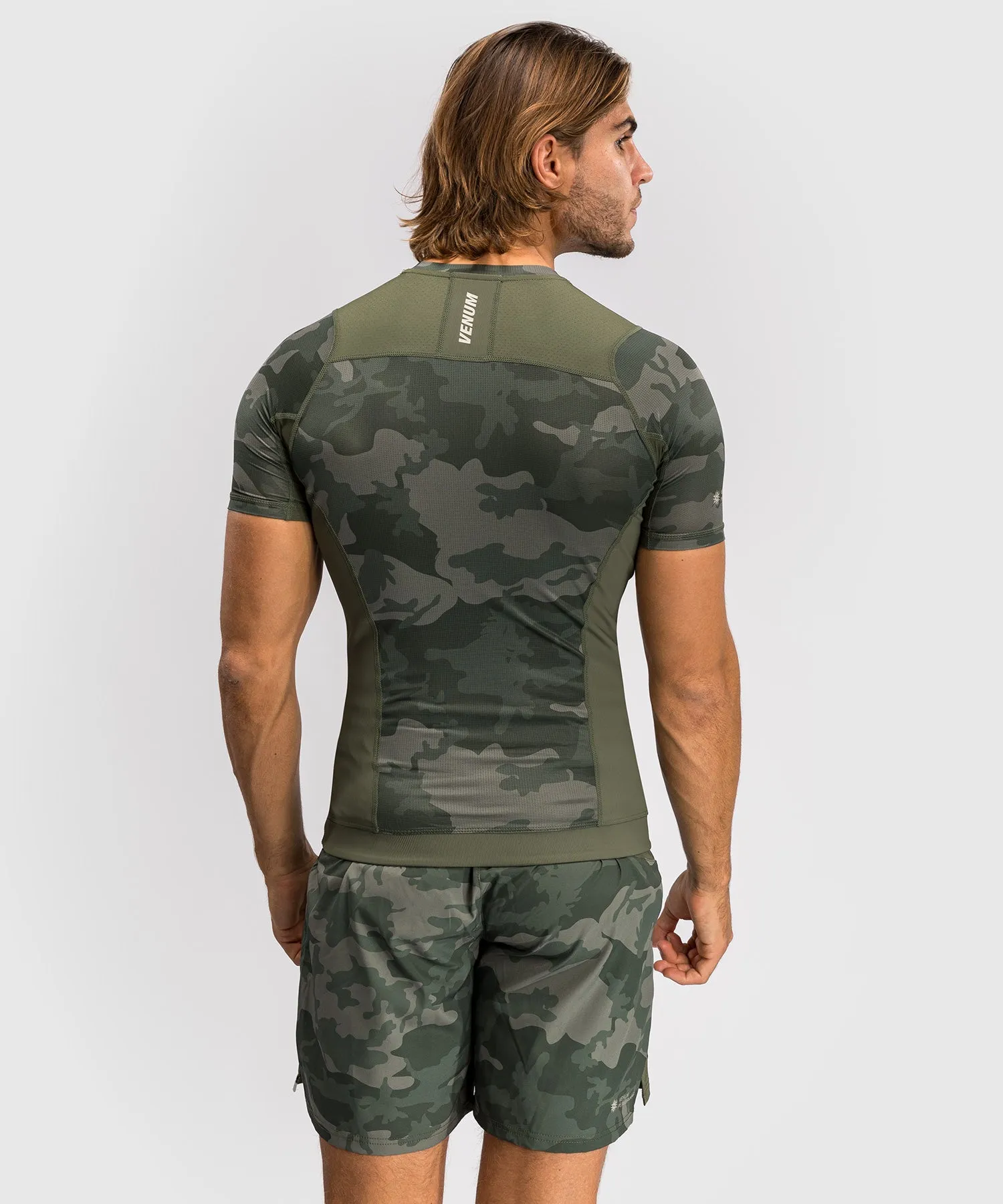 Venum G-Fit Air Men's Short Sleeve Rashguard - Army Camo