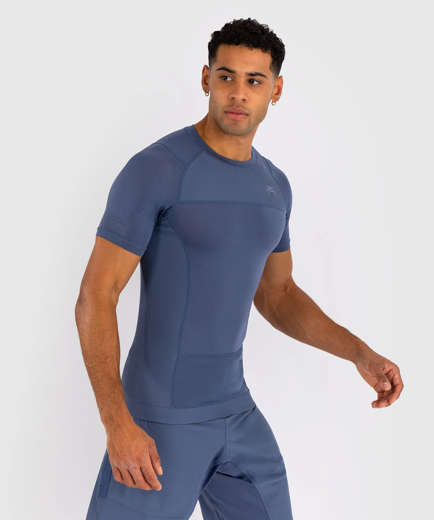 Venum G-Fit Air Men's Short Sleeve Rashguard - Foggy Blue