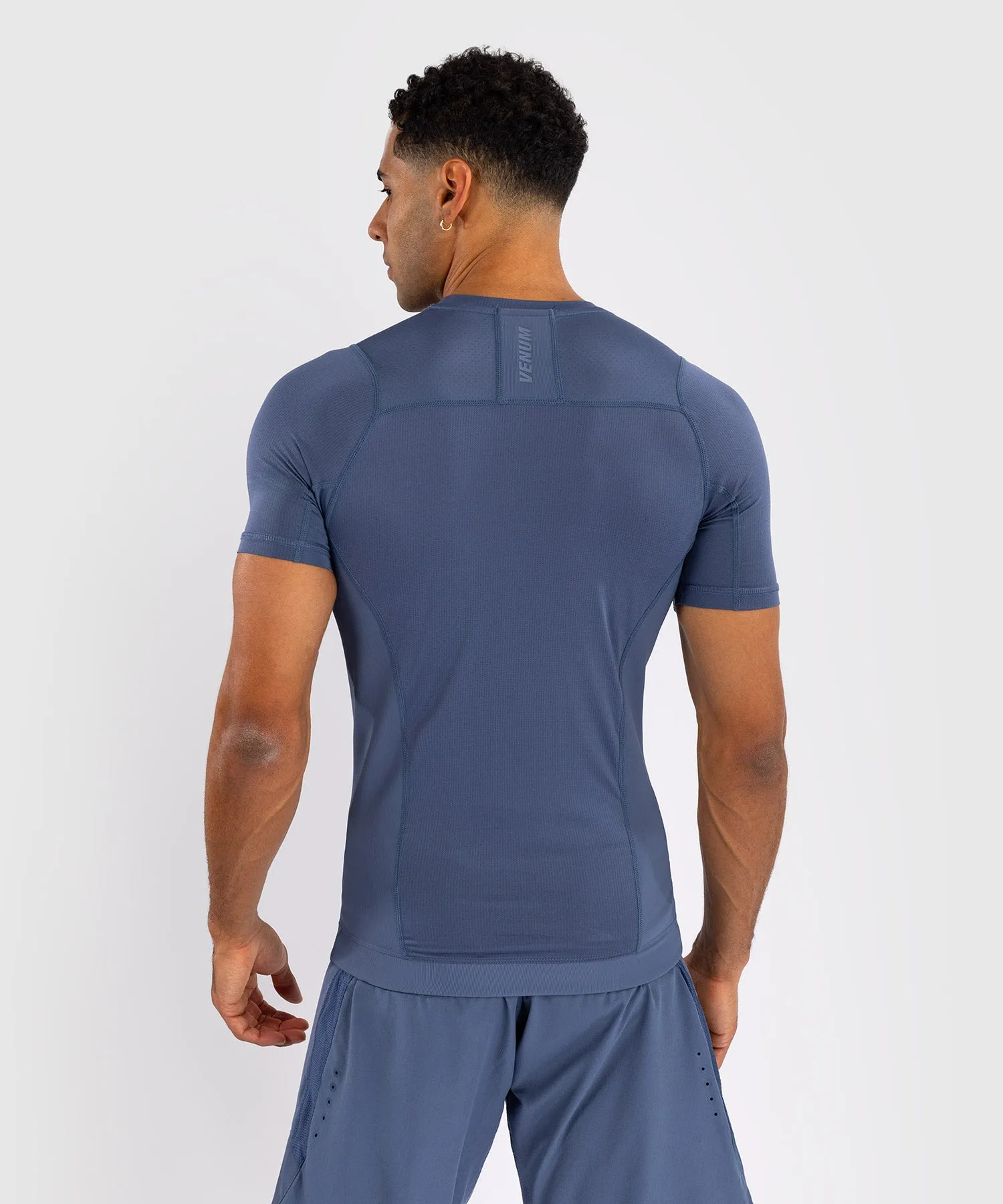 Venum G-Fit Air Men's Short Sleeve Rashguard - Foggy Blue