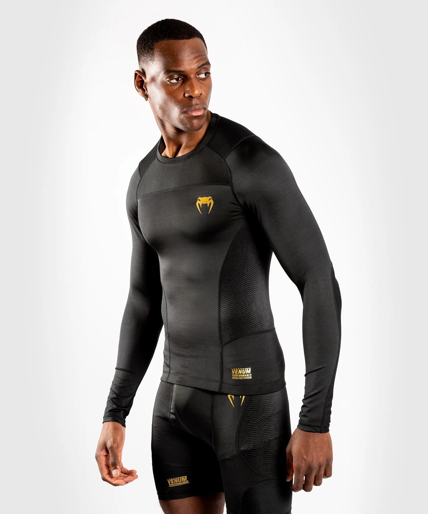 Venum G-Fit Rashguard - Long Sleeves - Black/Gold