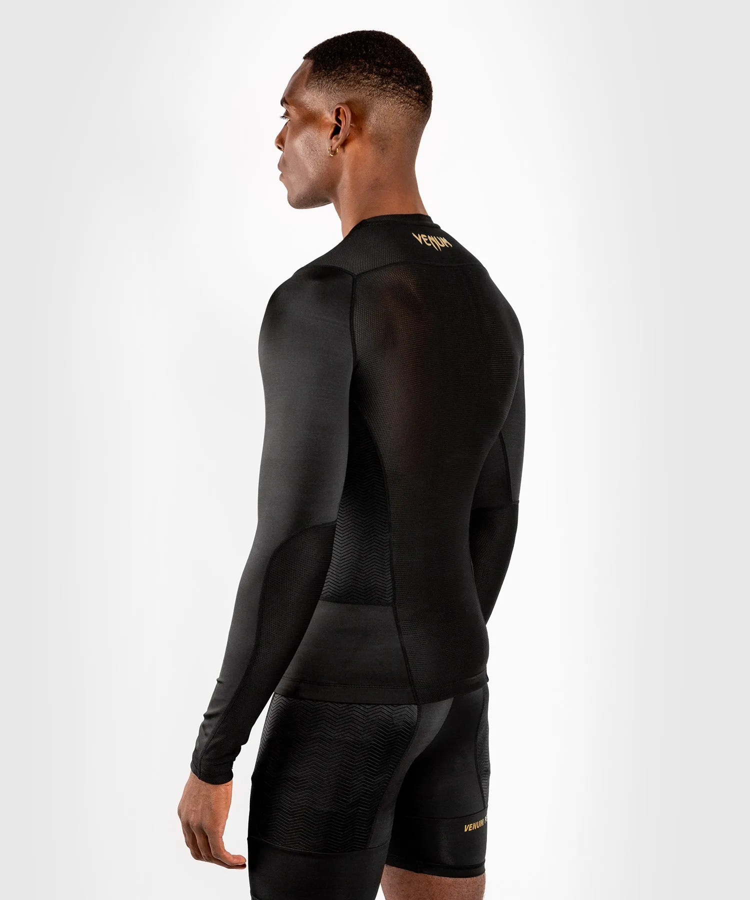 Venum G-Fit Rashguard - Long Sleeves - Black/Gold