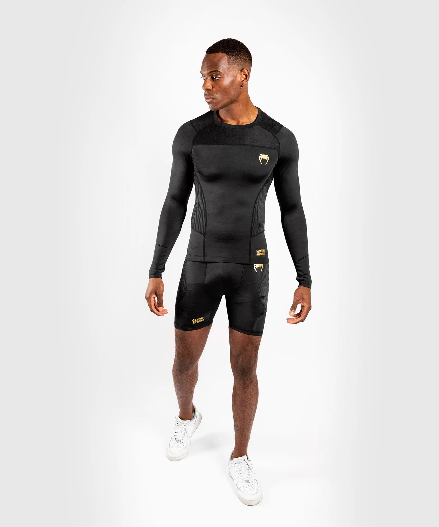 Venum G-Fit Rashguard - Long Sleeves - Black/Gold