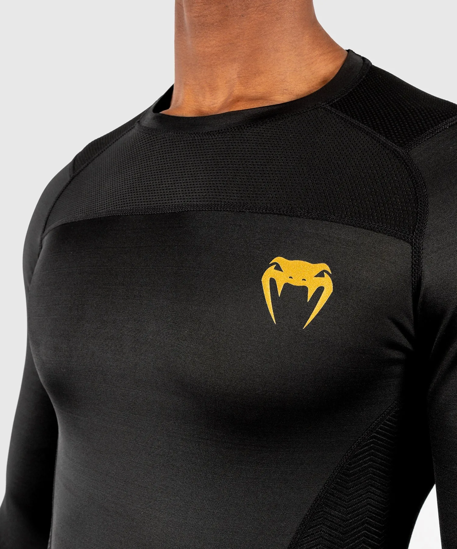 Venum G-Fit Rashguard - Long Sleeves - Black/Gold