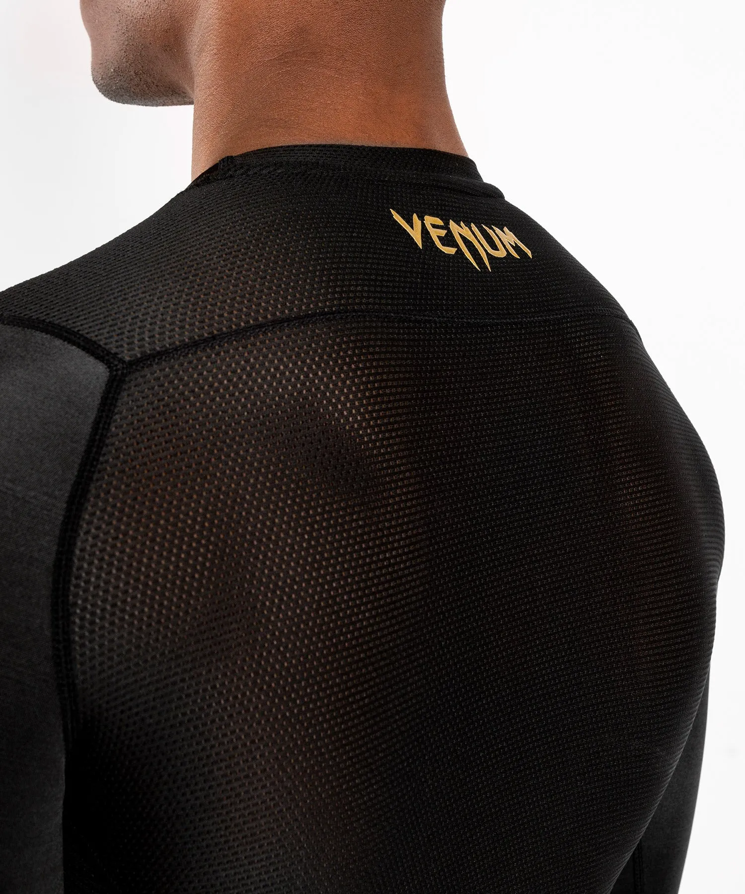 Venum G-Fit Rashguard - Long Sleeves - Black/Gold