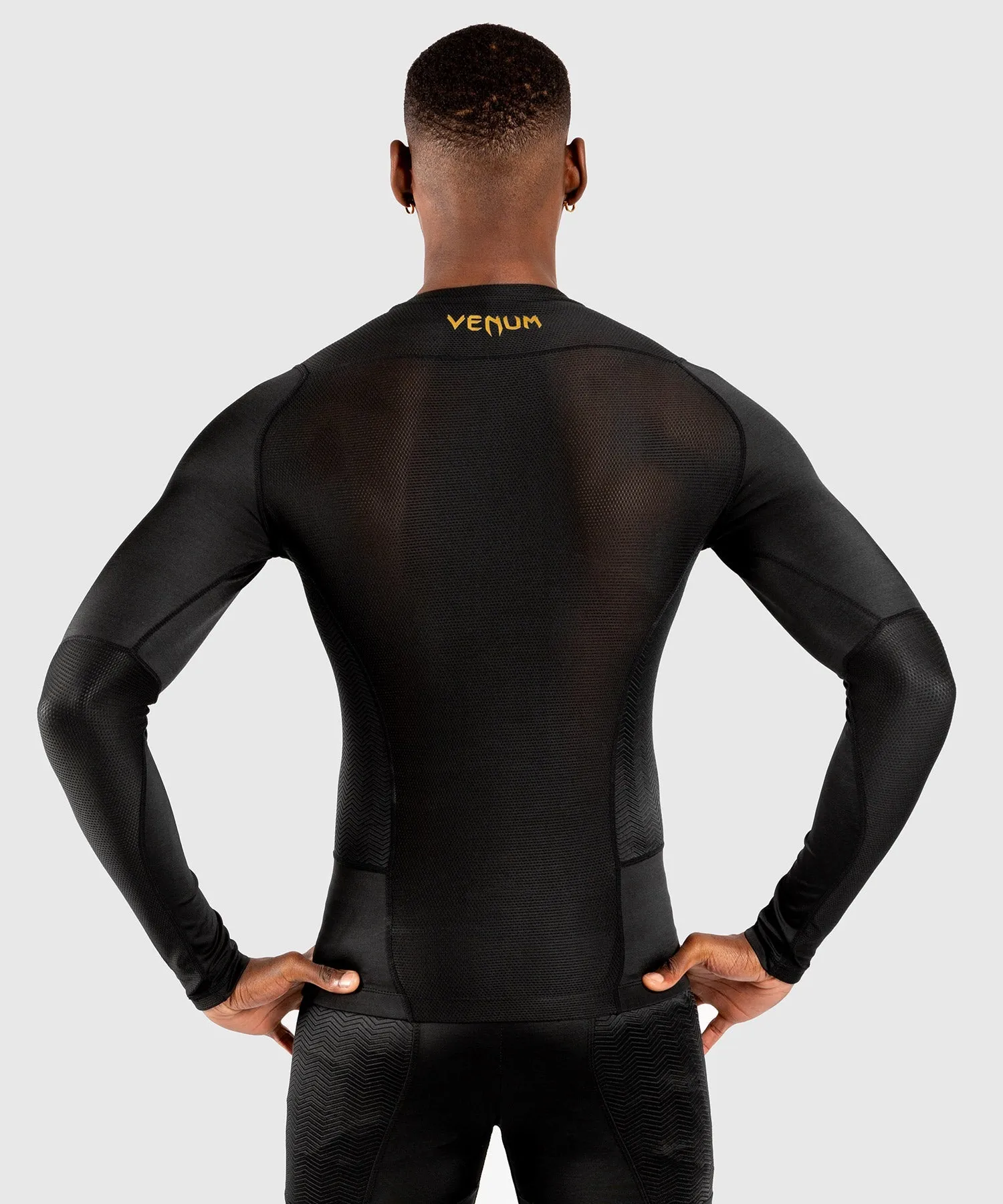 Venum G-Fit Rashguard - Long Sleeves - Black/Gold
