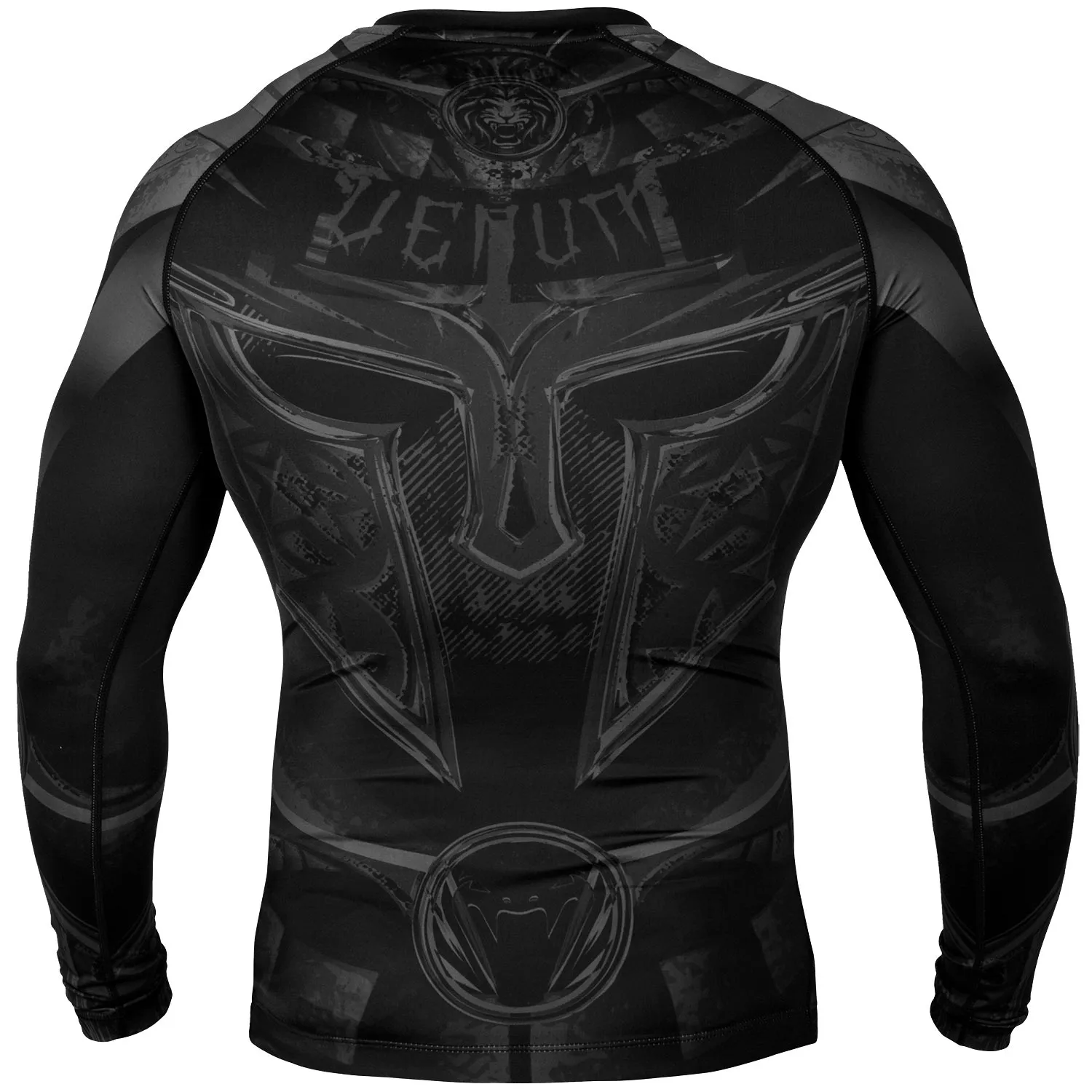 Venum Gladiator 3.0 Rashguard - Long Sleeves - Black/Black