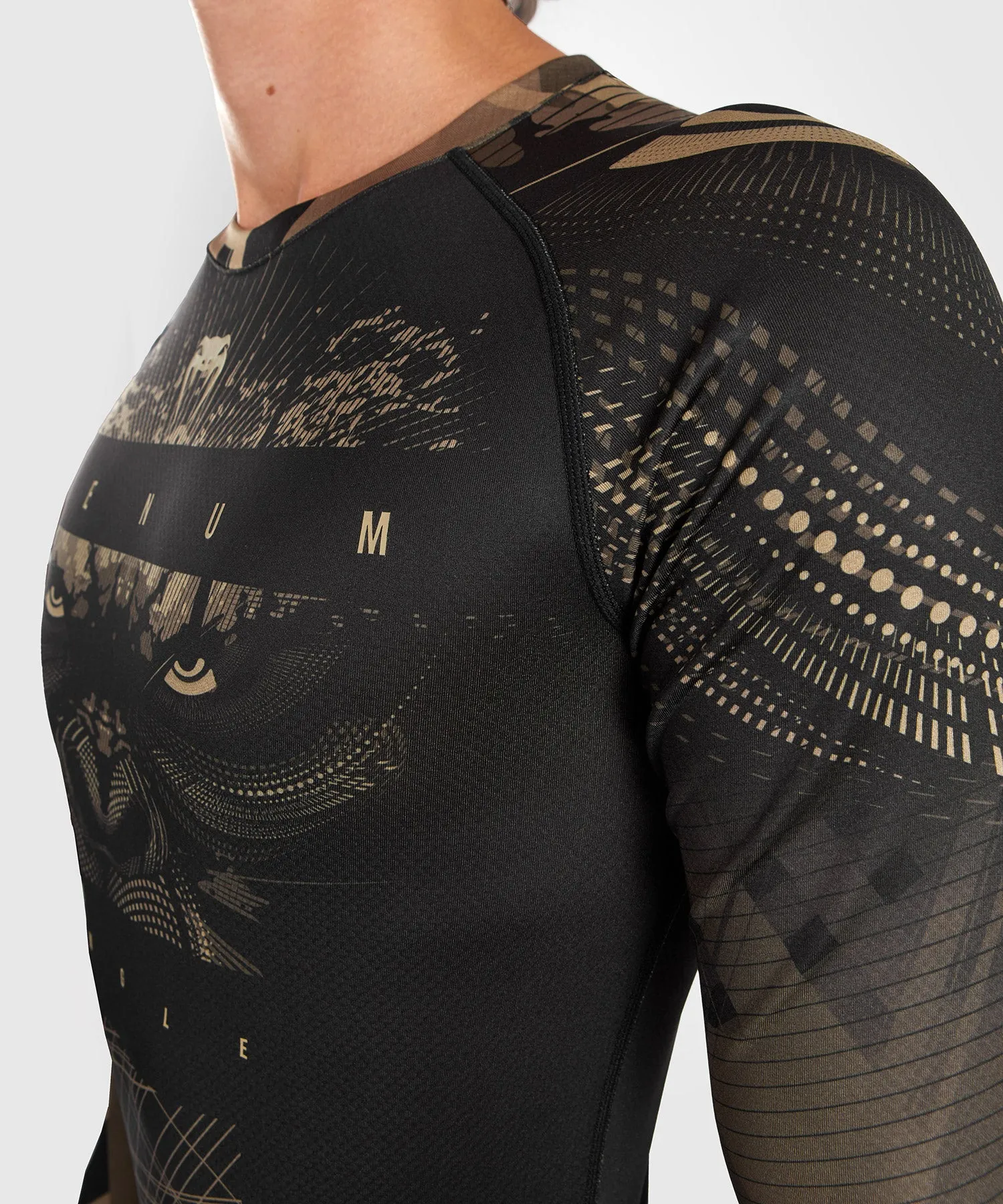 Venum Gorilla Jungle Rashguard Long Sleeves - Black/Sand