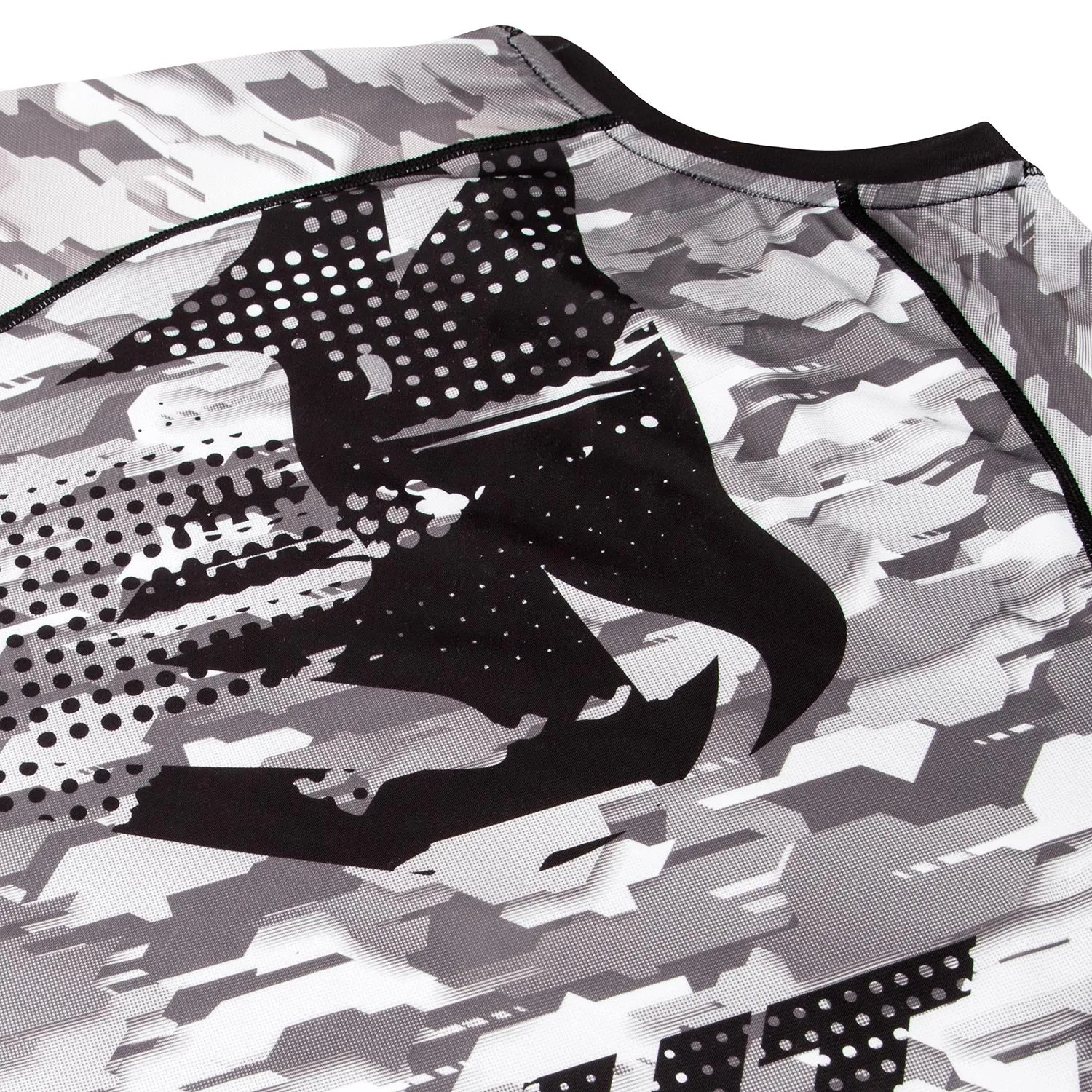 Venum Tecmo Rashguard - Short Sleeves - Grey