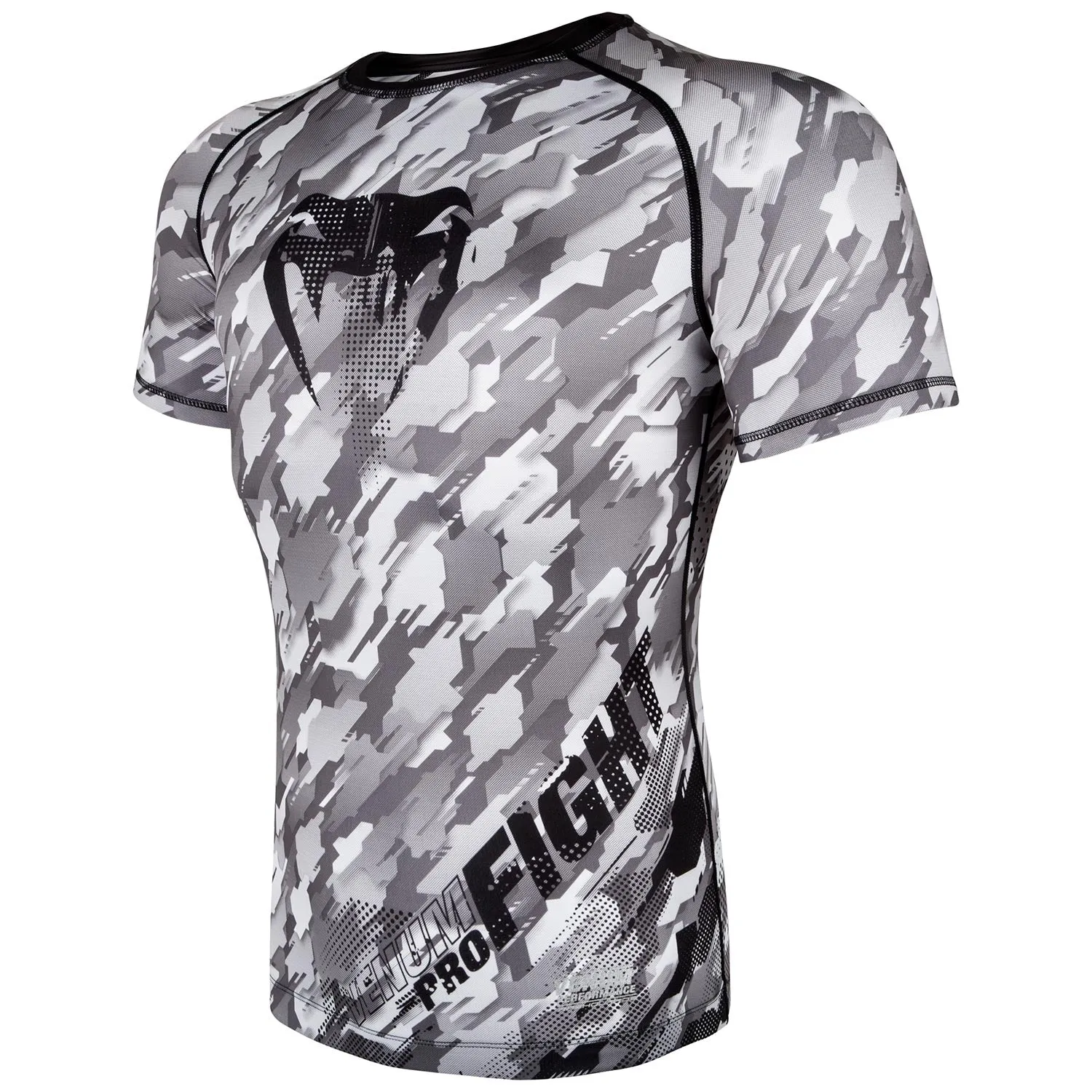 Venum Tecmo Rashguard - Short Sleeves - Grey