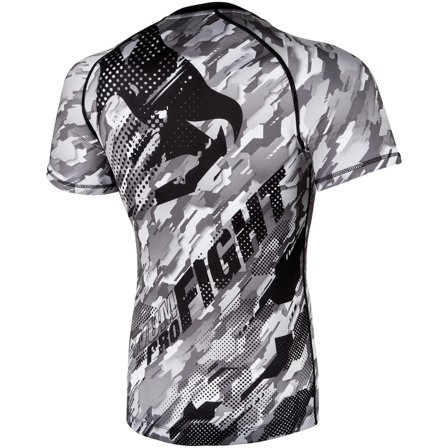 Venum Tecmo Rashguard - Short Sleeves - Grey