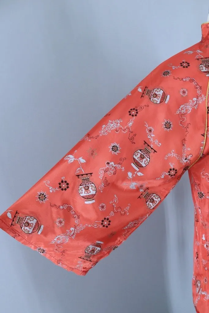 Vintage Chinoiserie Tunic Blouse