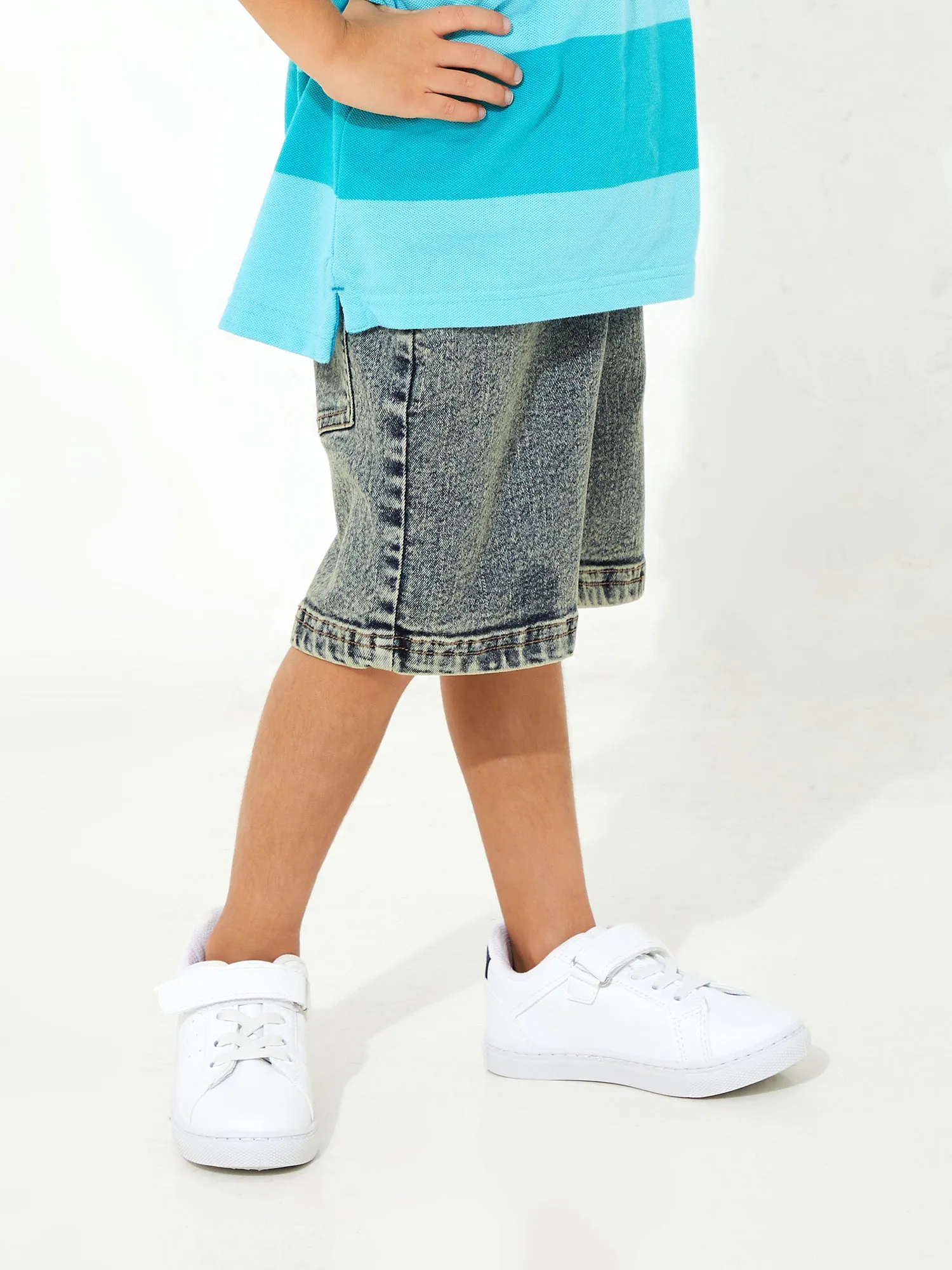 Vintage Stretch Denim Shorts