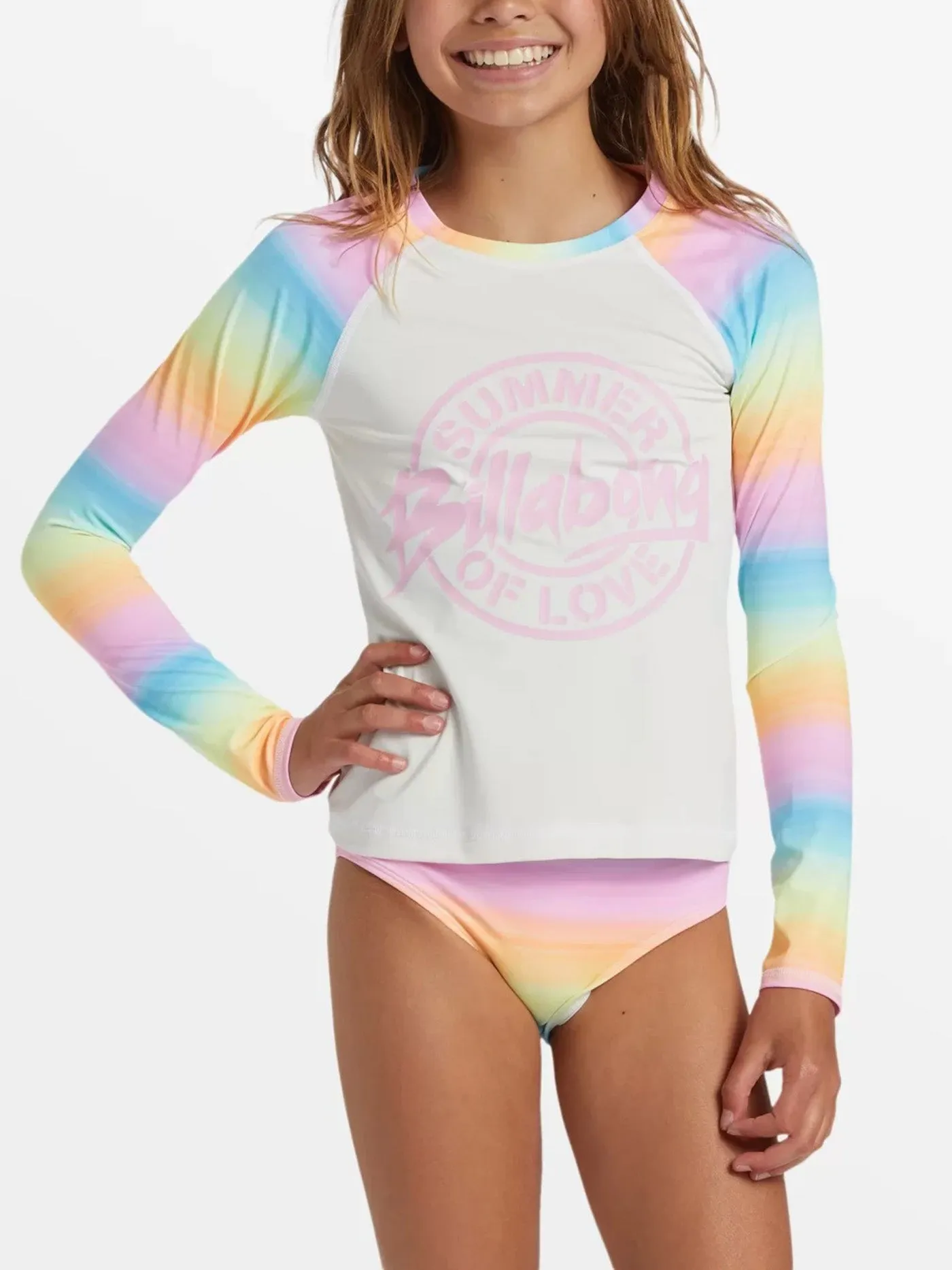 Vista Dreamin Long Sleeve Rashguard Set (Girls 7-14)