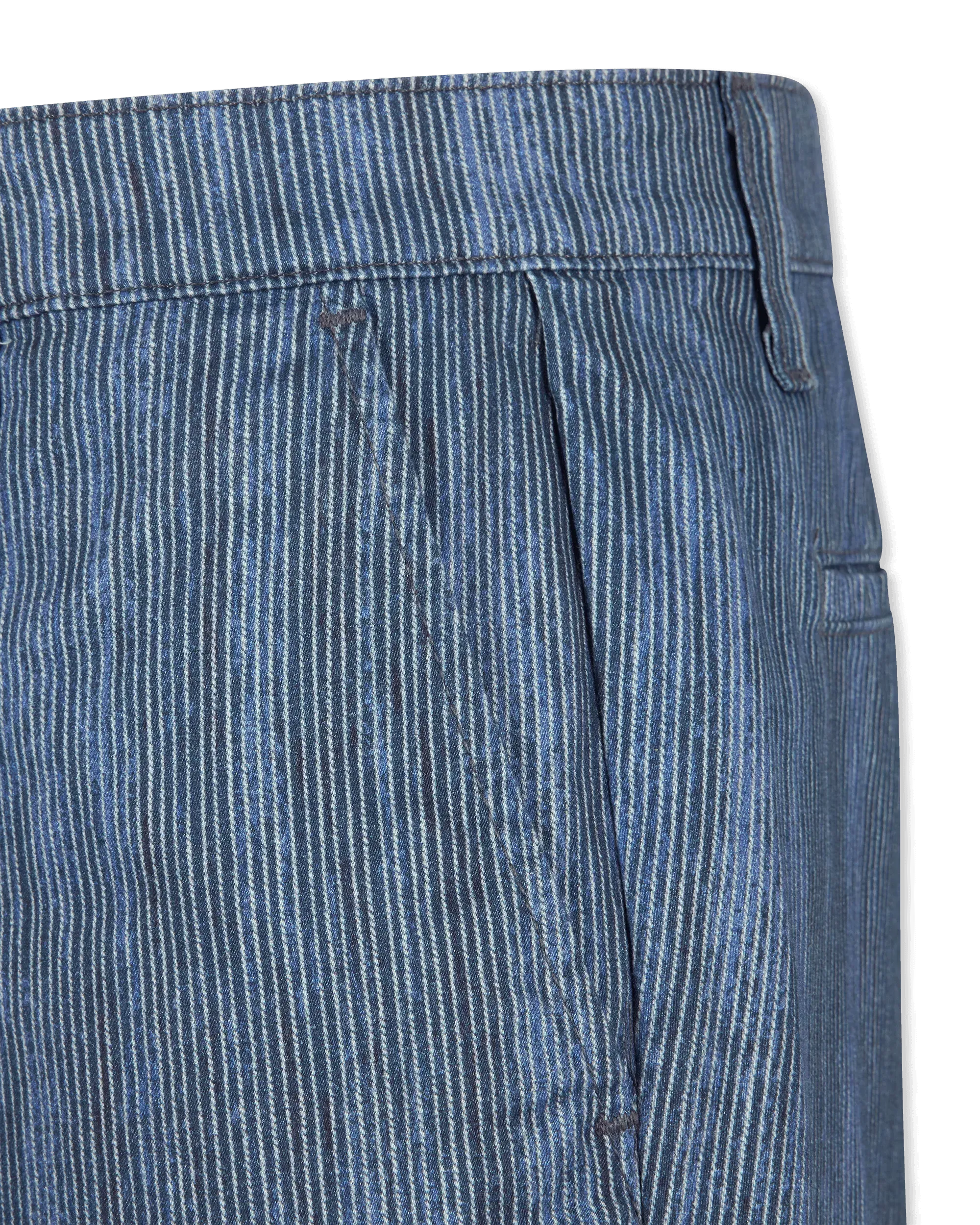 Wanderer Slim Striped Trouser Short
