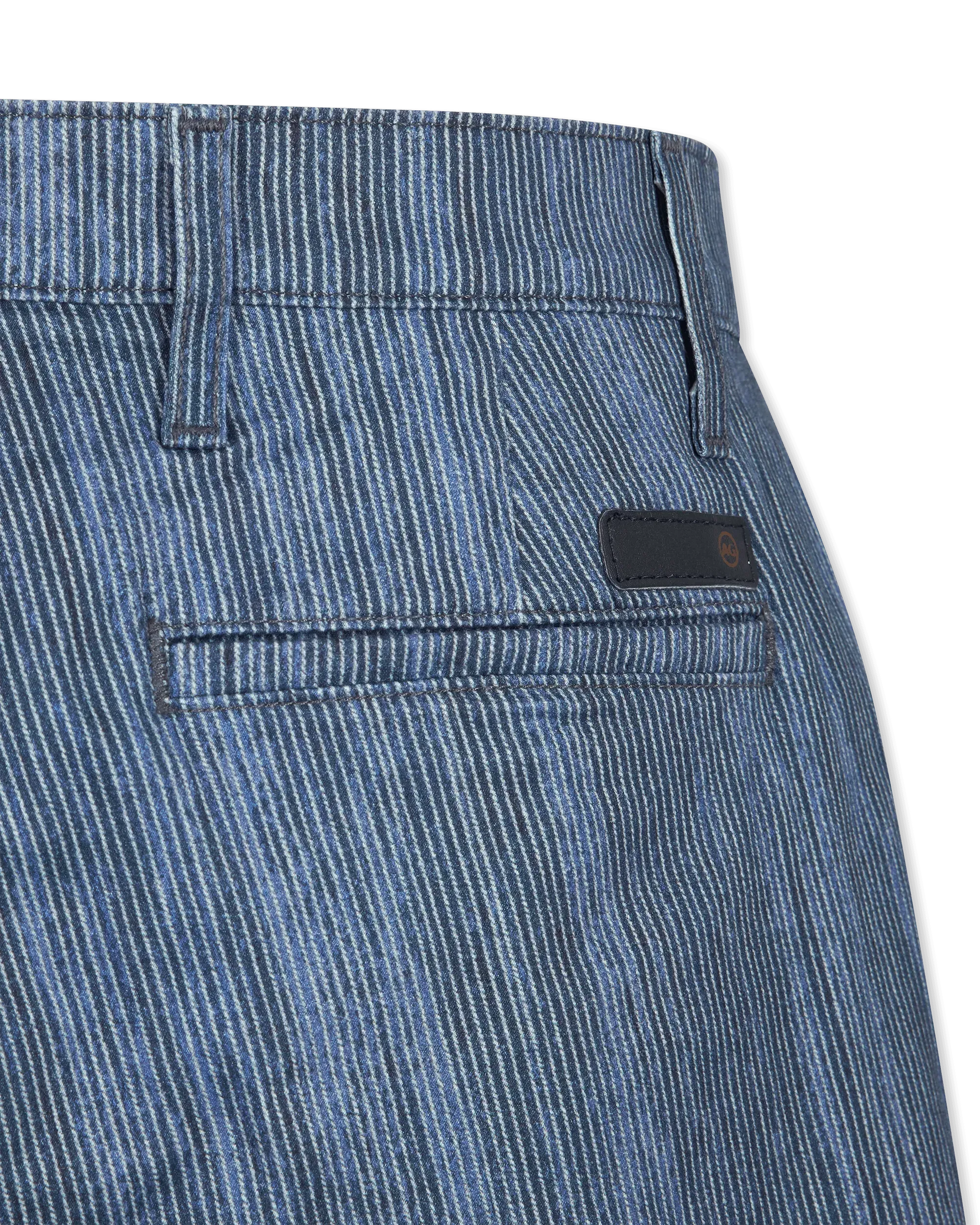 Wanderer Slim Striped Trouser Short