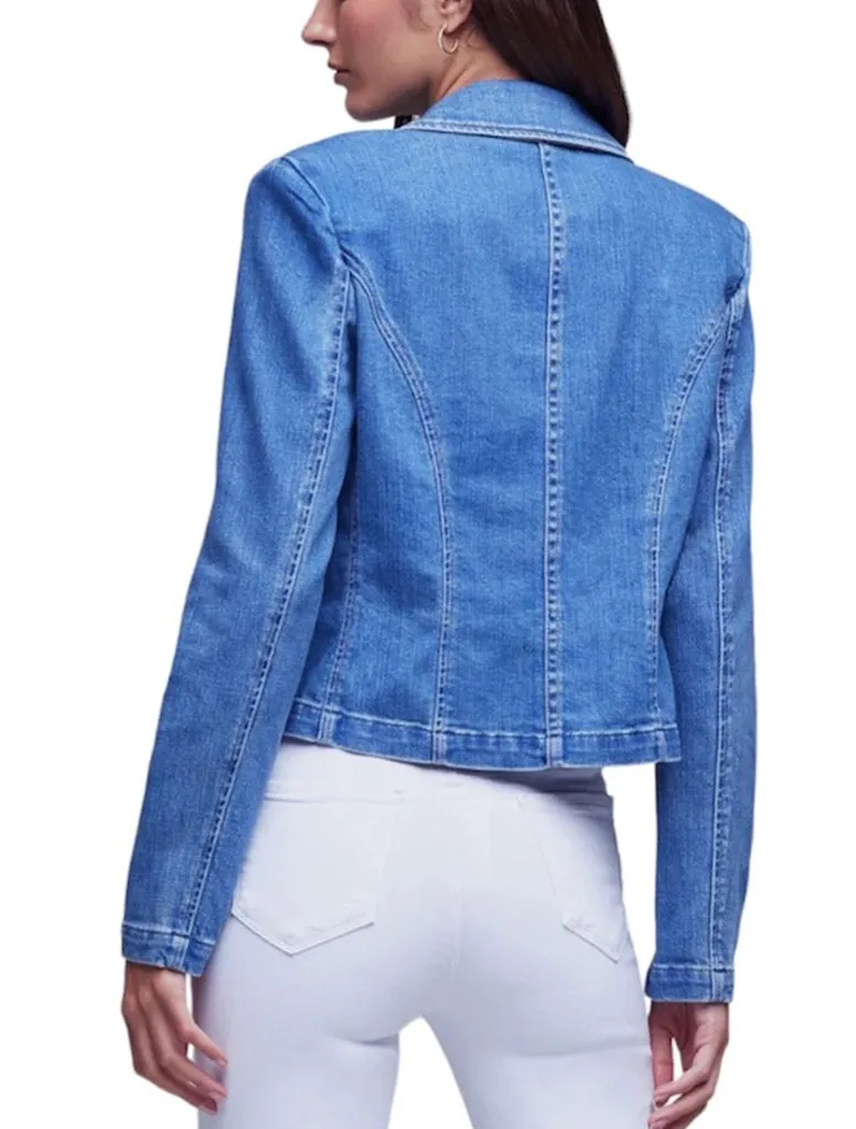 Wayne Crop Double Breasted Blazer - L’AGENCE