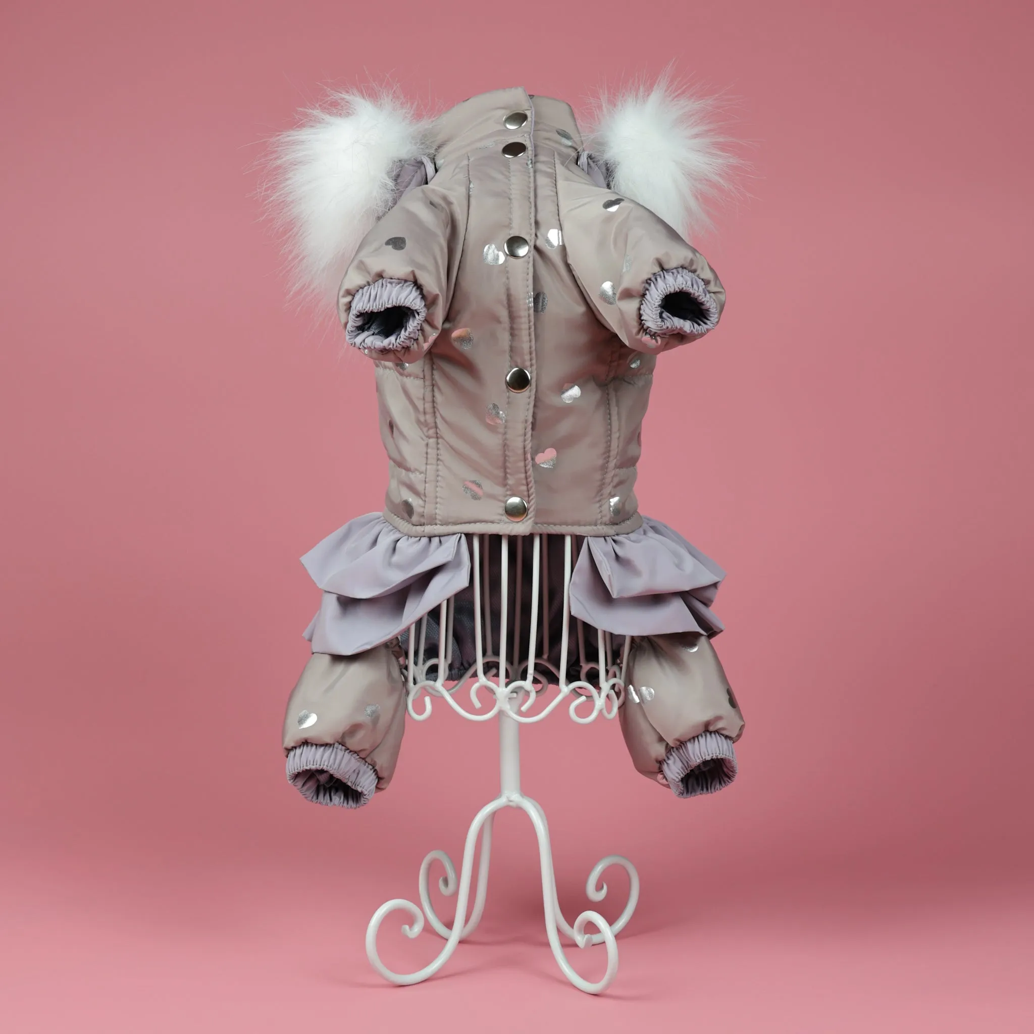 Winter cute dog snowsuit