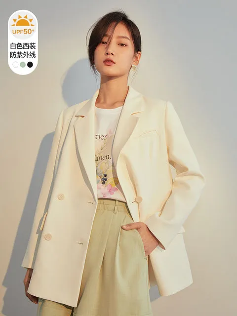 Wjczt Office Ladies Casual White Blazer Women Spring Black Oversized Blazer Jacket Female Elegant Business Short Green Coat