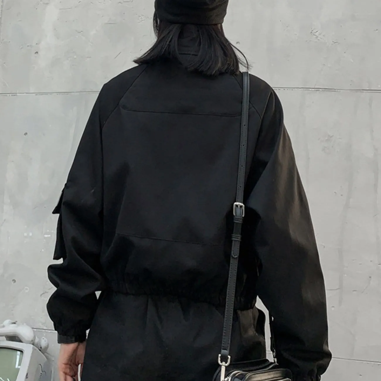 WLS Labeling Pockets Stand Cargo Jacket