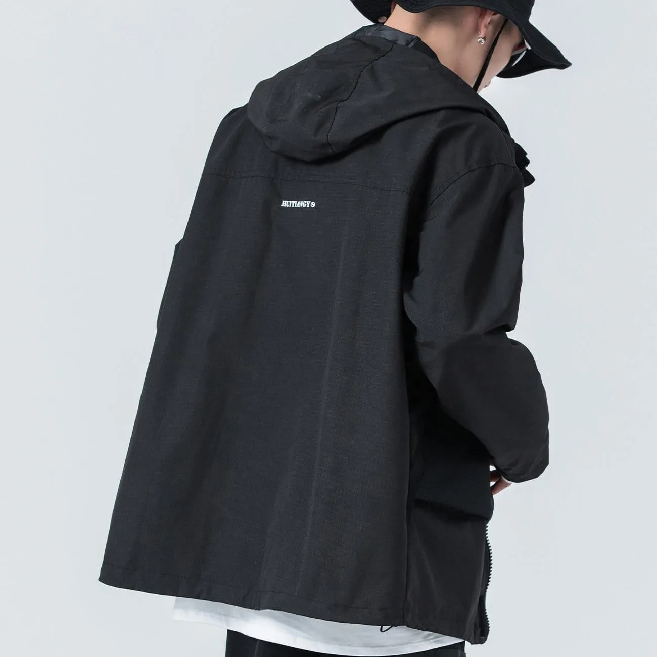 WLS Stitched Zipper Pocket Jacket