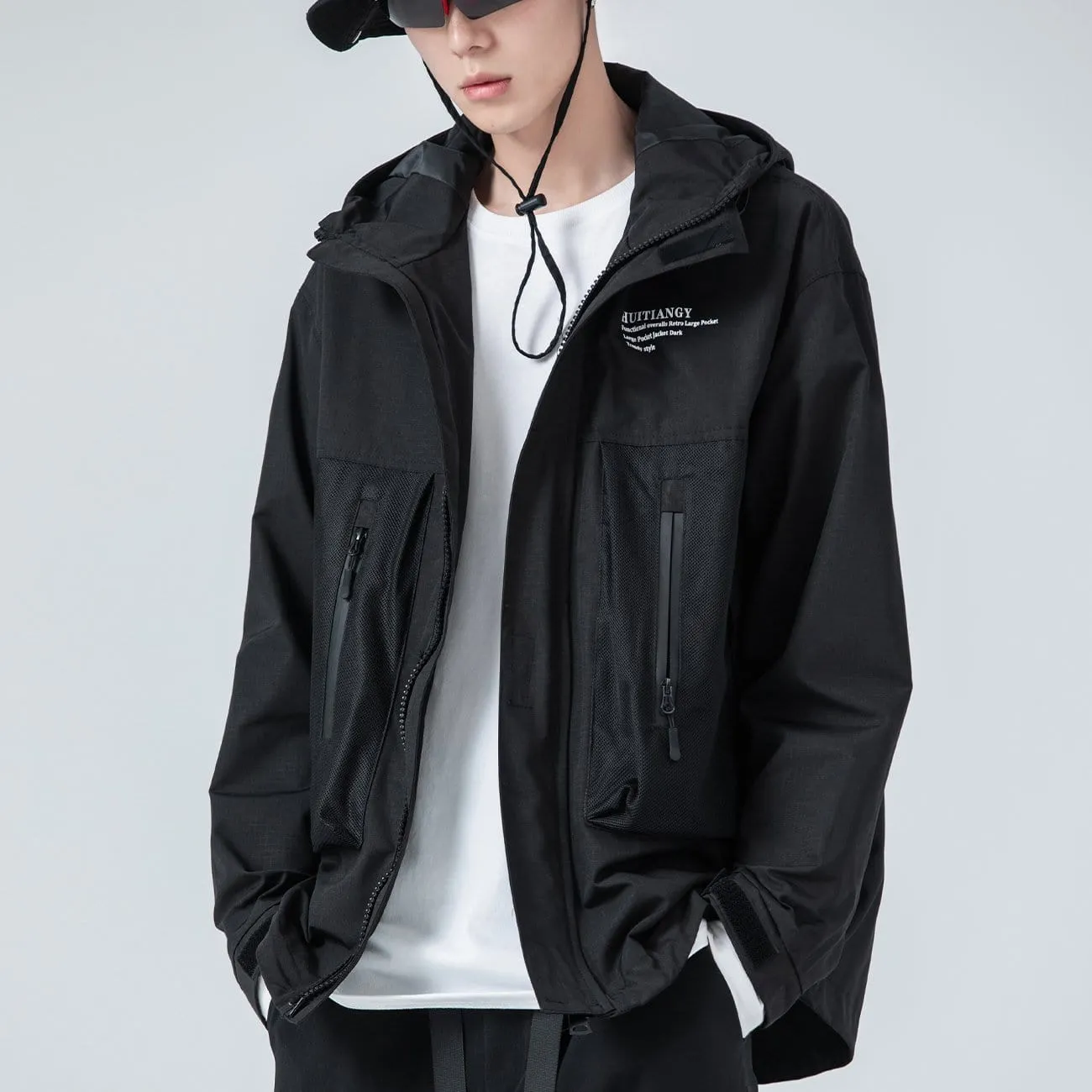 WLS Stitched Zipper Pocket Jacket