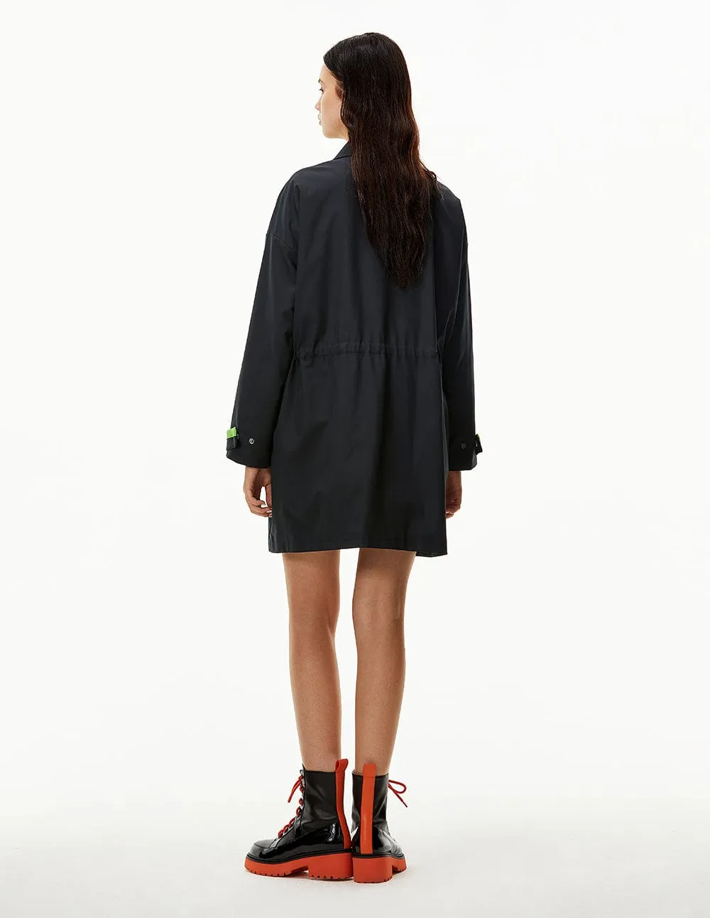 Women Zip-Up Drawstring Jacket