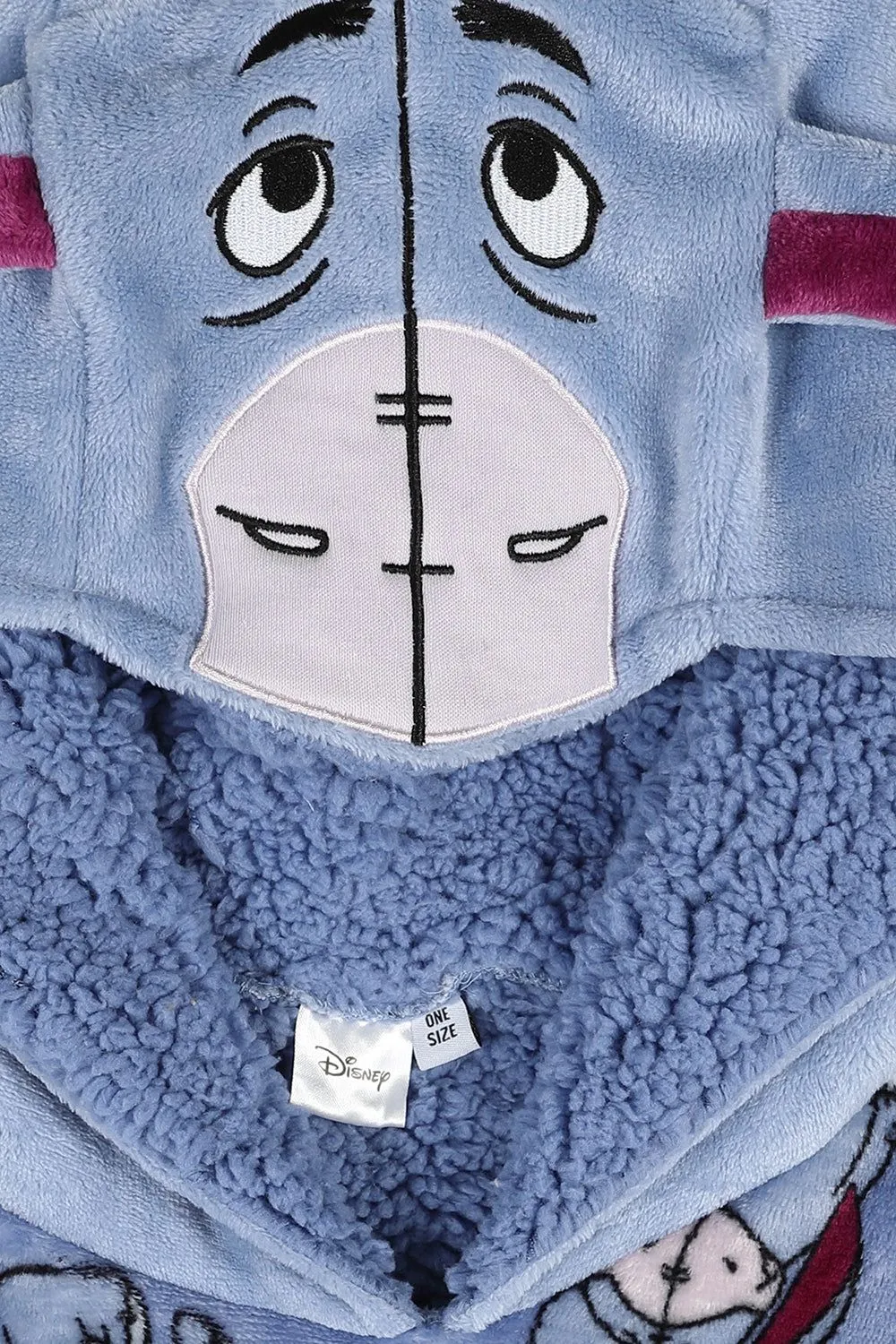 Women's Disney Eeyore Winnie The Pooh Oversized Fleece Blanket Hoodie One Size W23