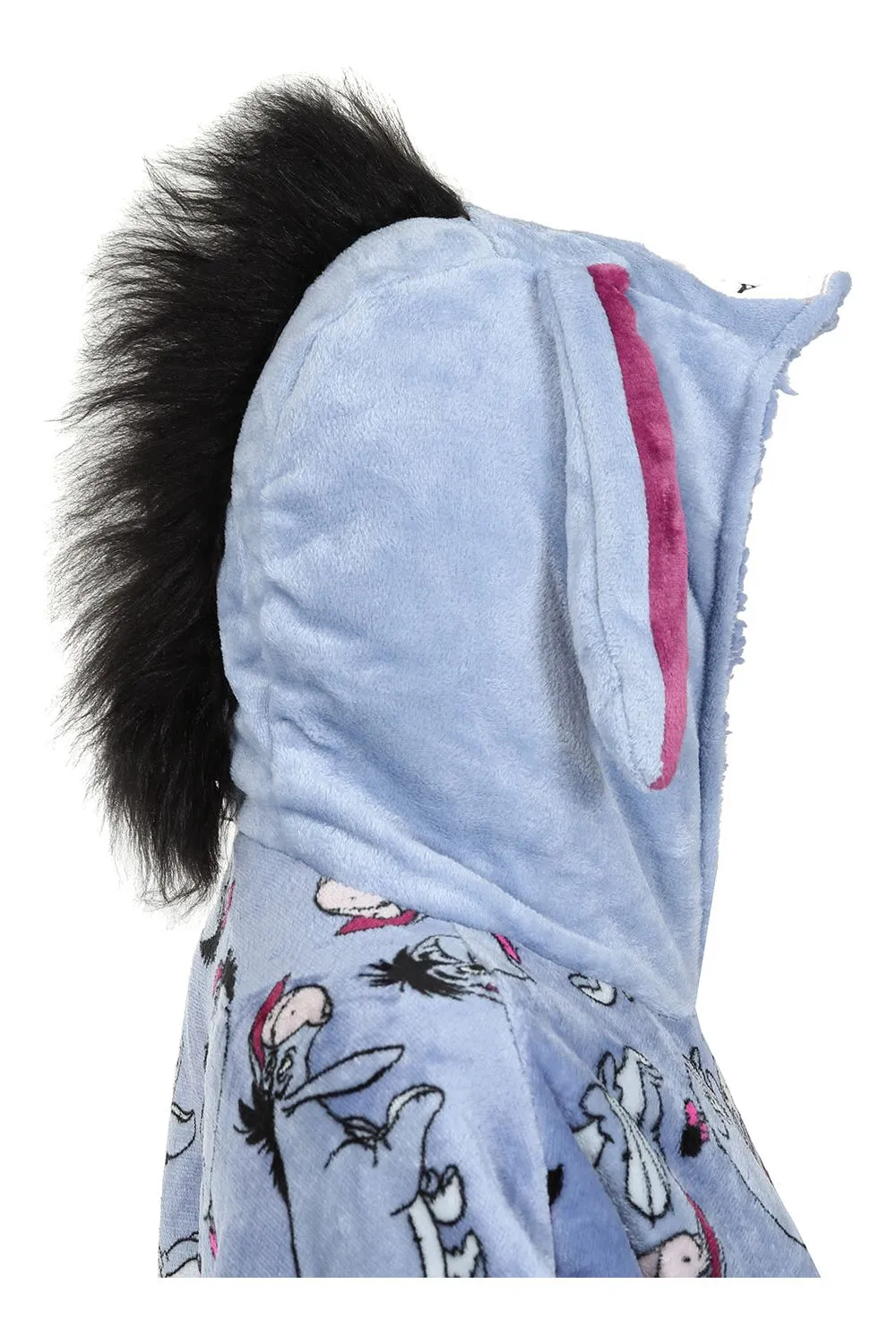 Women's Disney Eeyore Winnie The Pooh Oversized Fleece Blanket Hoodie One Size W23