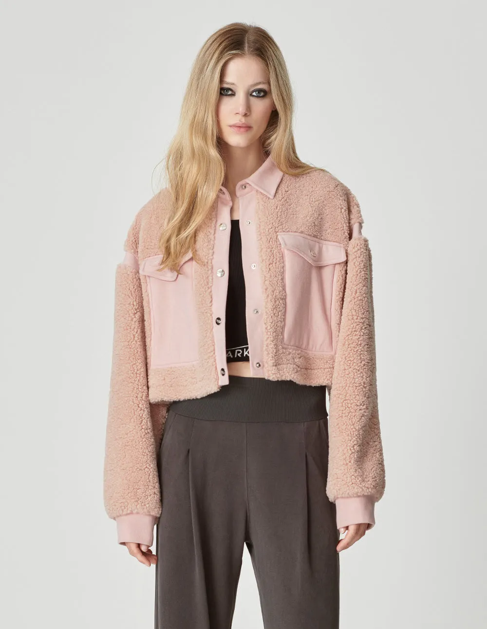 Women's Patchwork Eco-Friendly Fur Short Coat