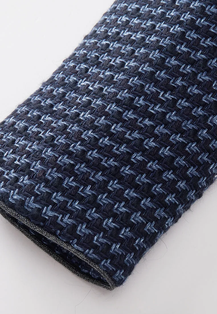 Woven Chevron Tweed Jacket