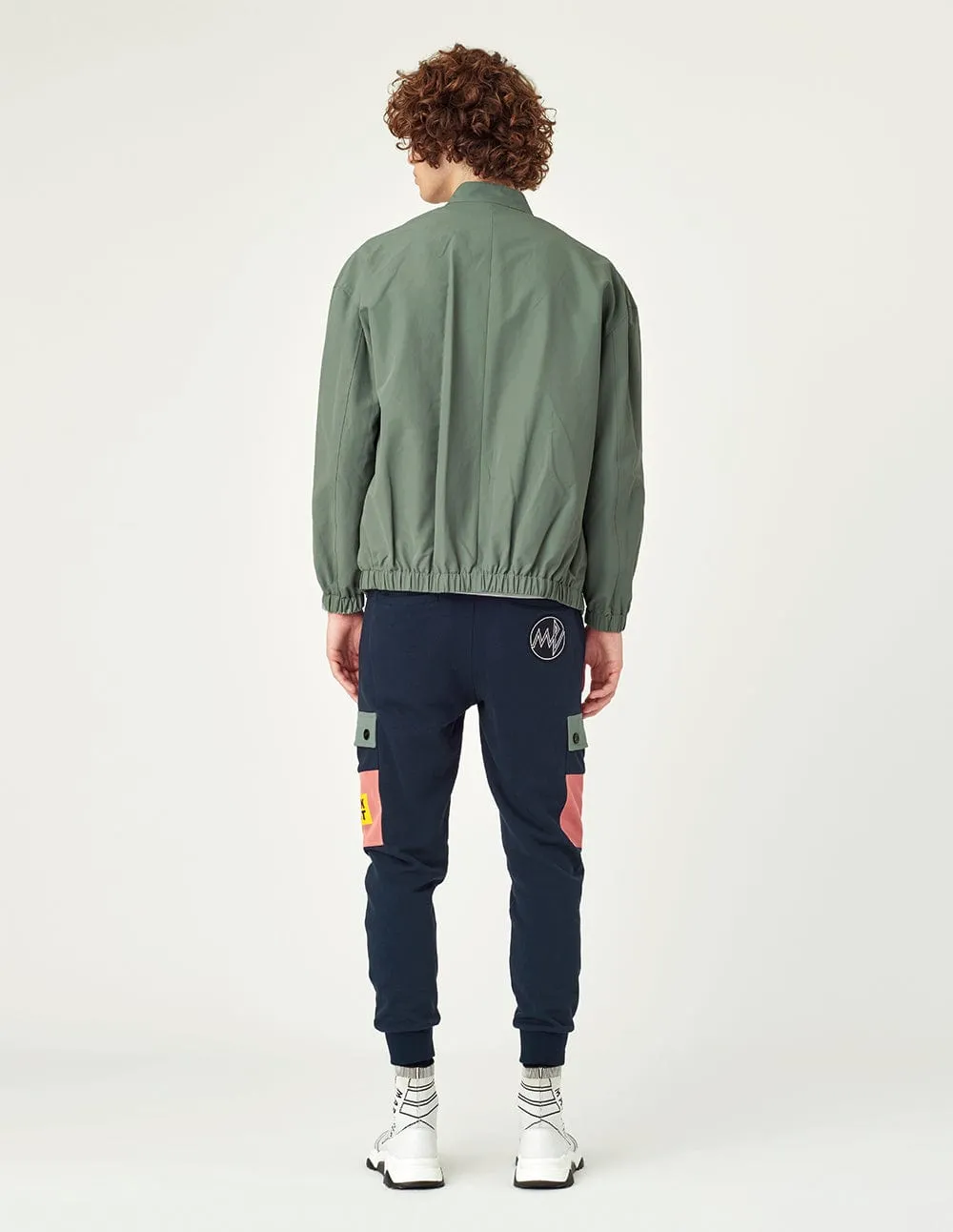 Zipped Stand Collar Jacket
