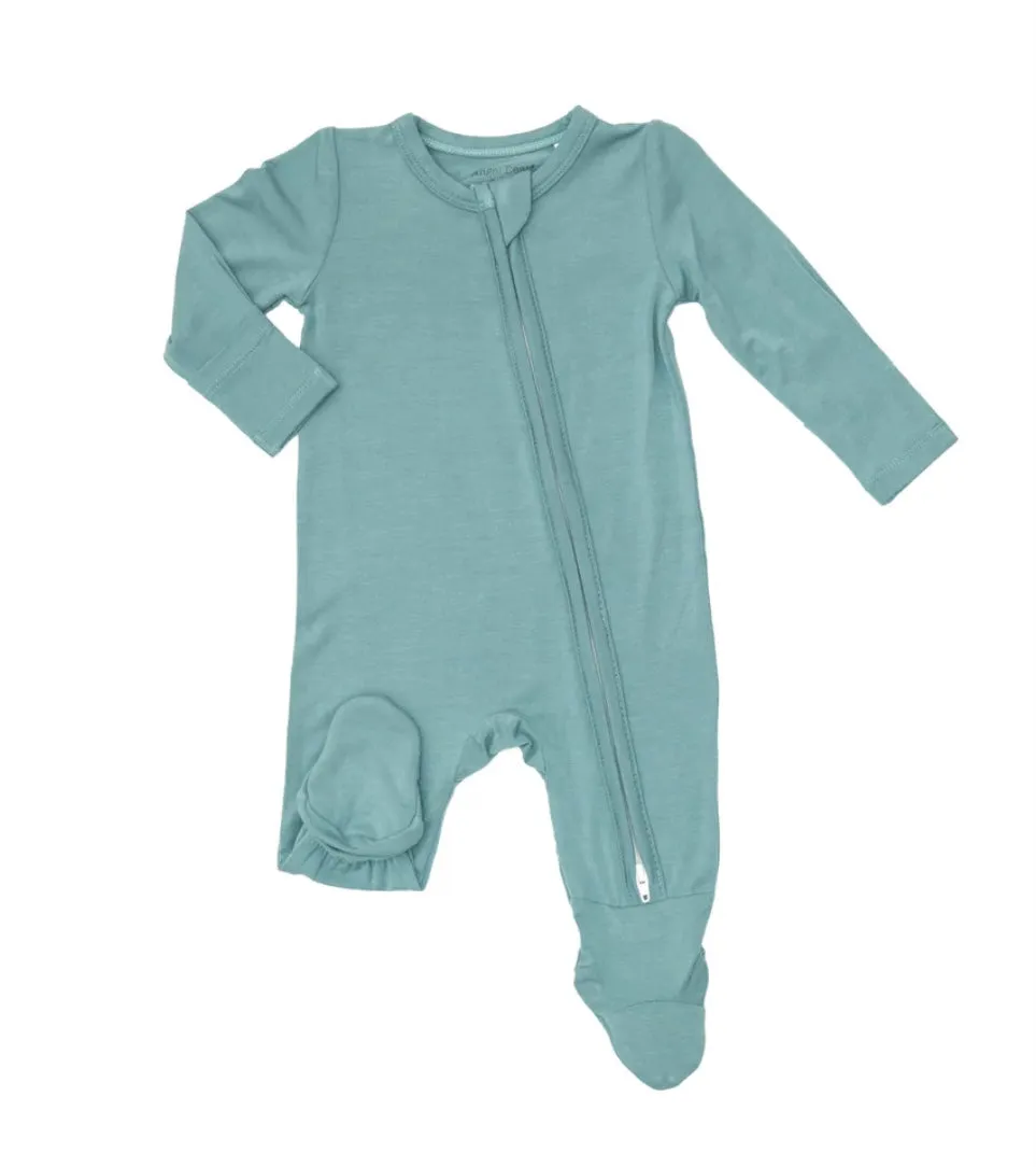 ZIPPER FOOTIE - CUTE DINO BERYL